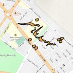 نقشه محله شهید باهنر بروجن