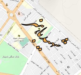 نقشه محله شهید باهنر بروجن
